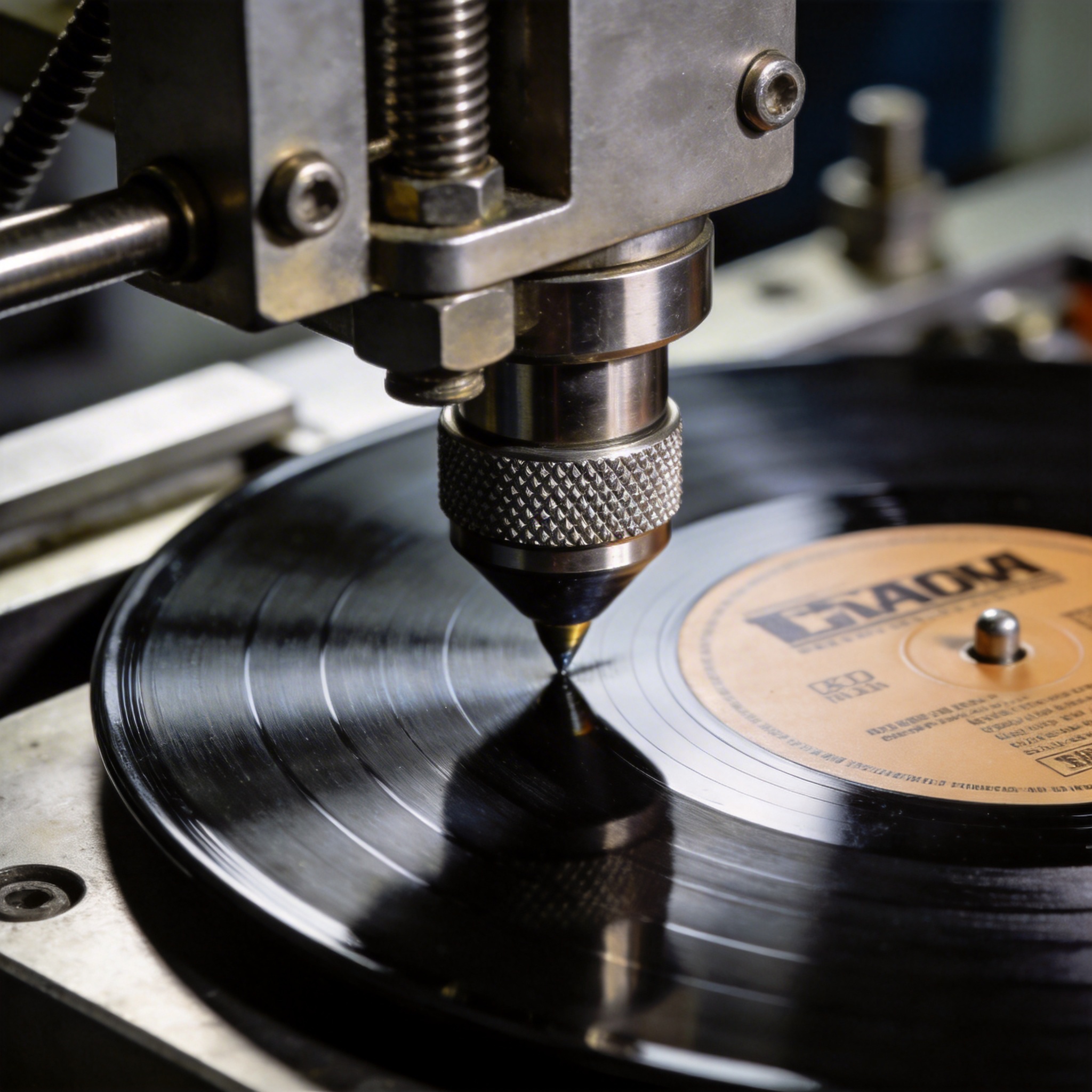 プレス机微距特写