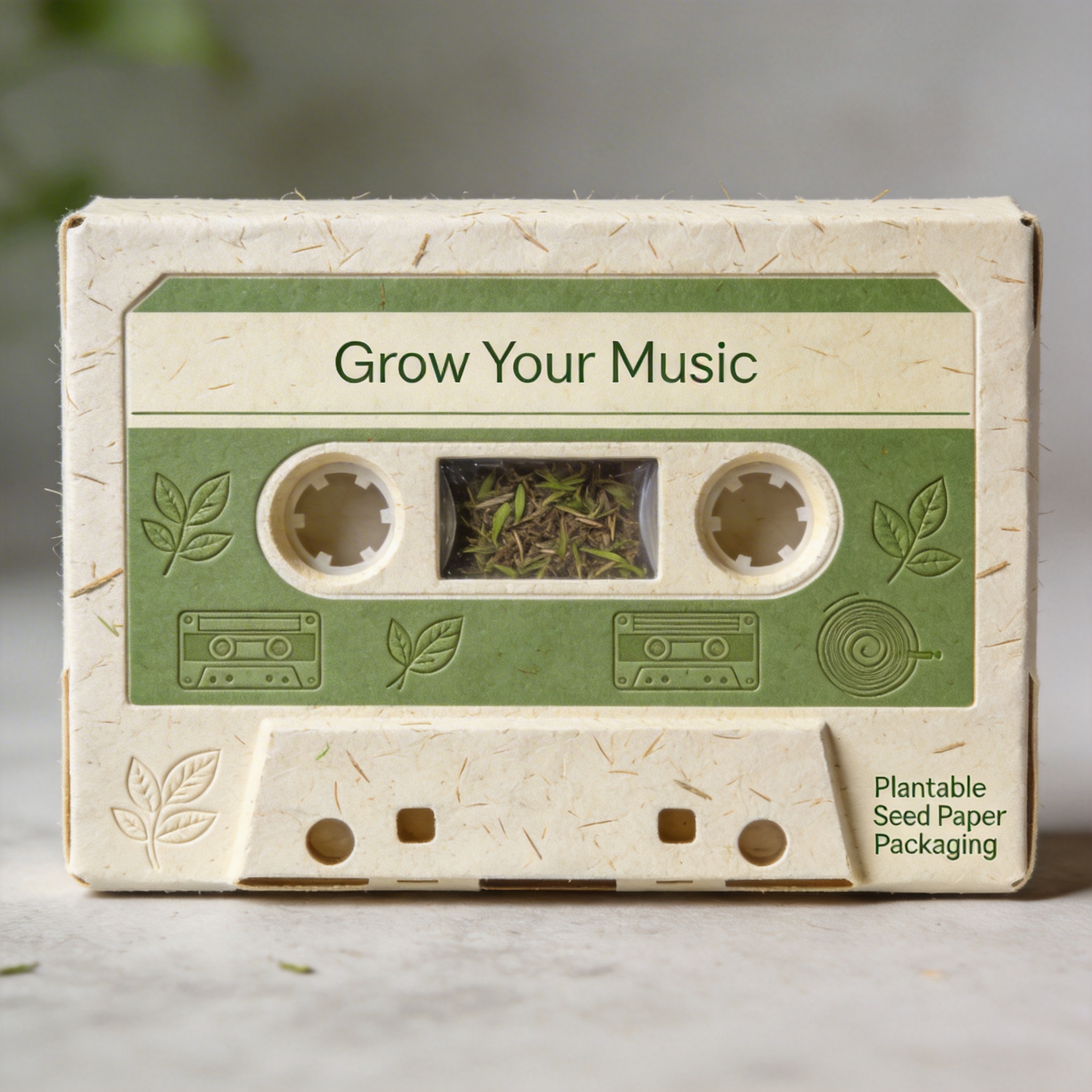 种子纸卡带盒