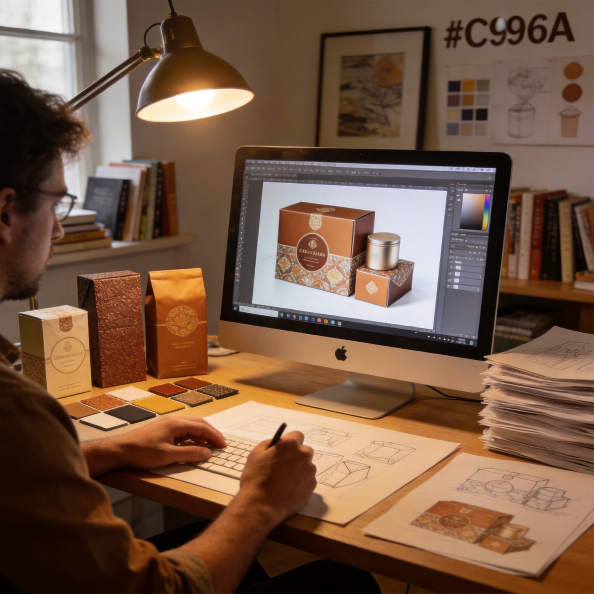 包装设计对接工作场景