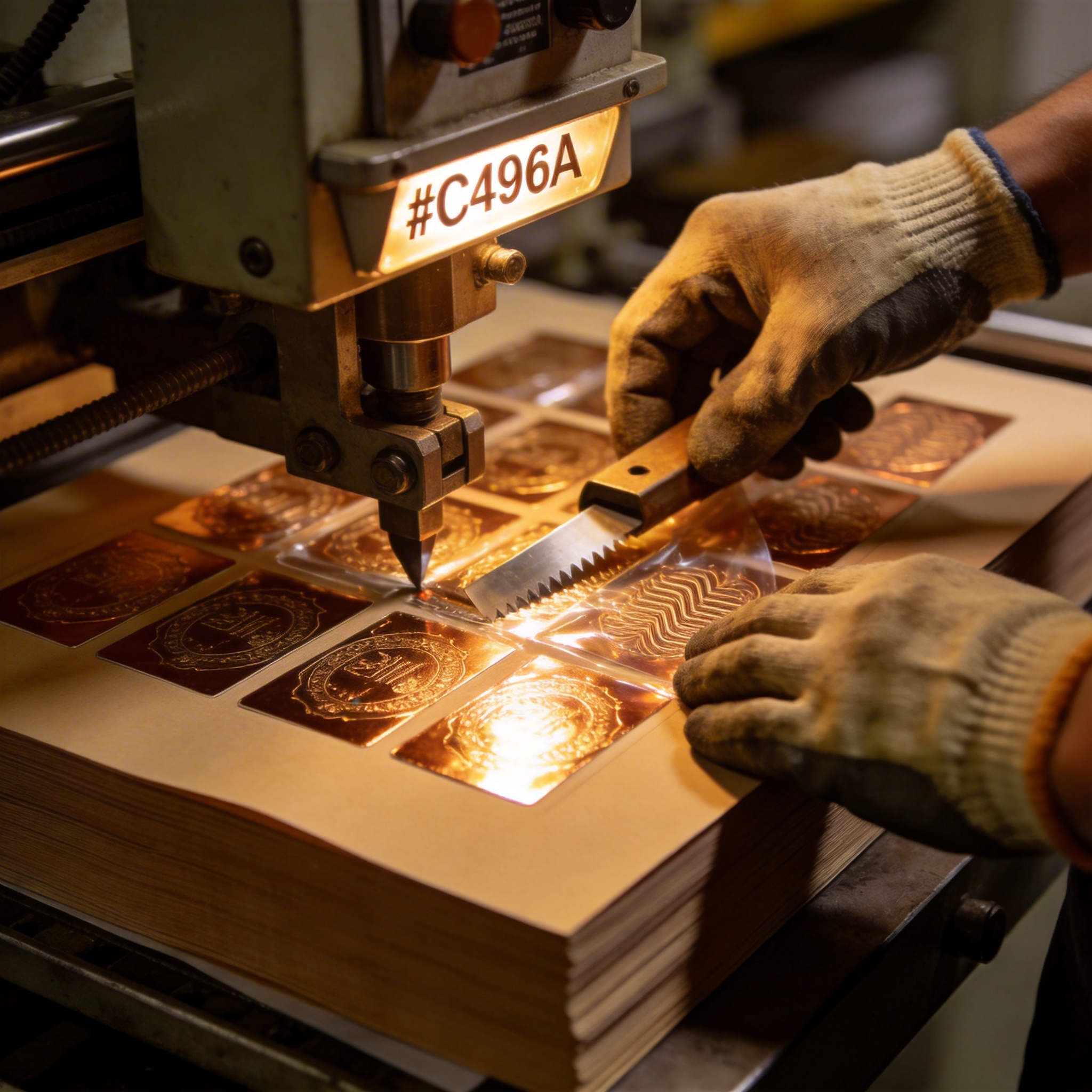 包装后道加工工艺特写