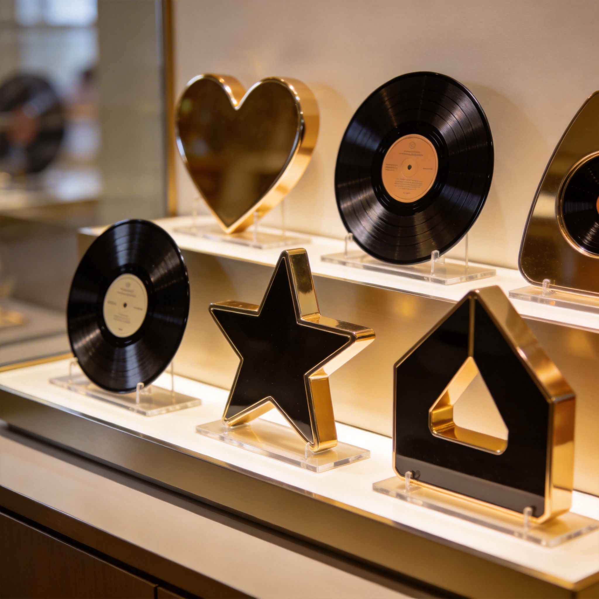 异形唱片成品展示