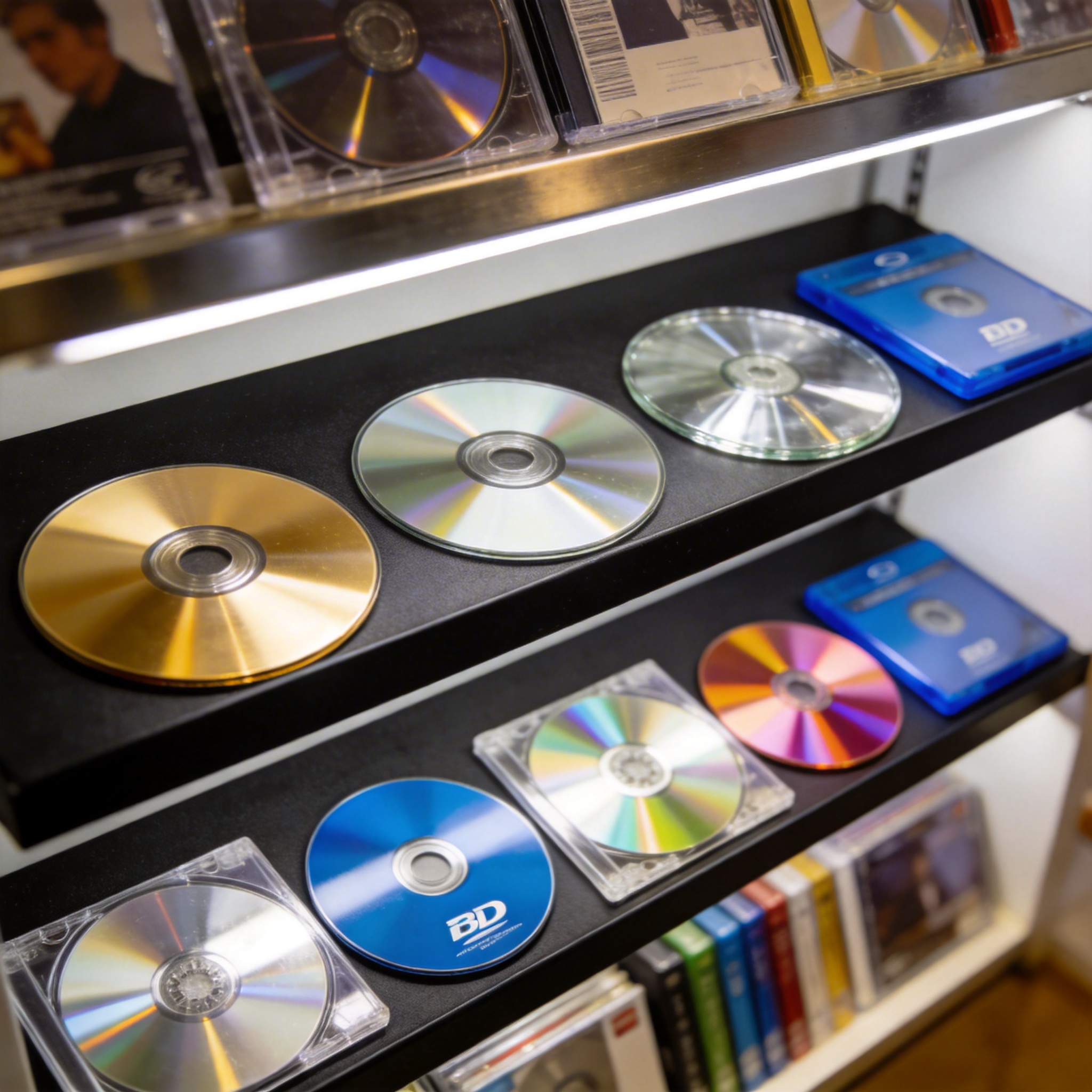 CD collection showcase