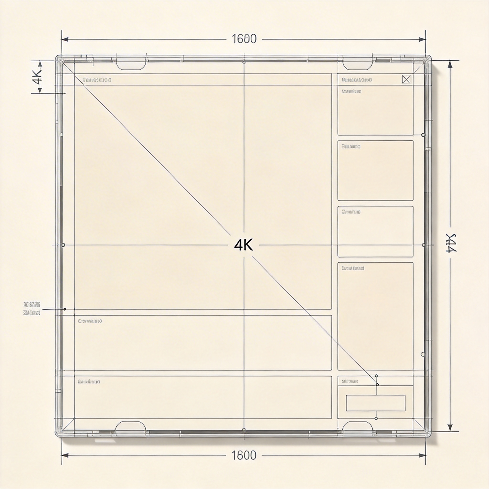 封面模板标注示意