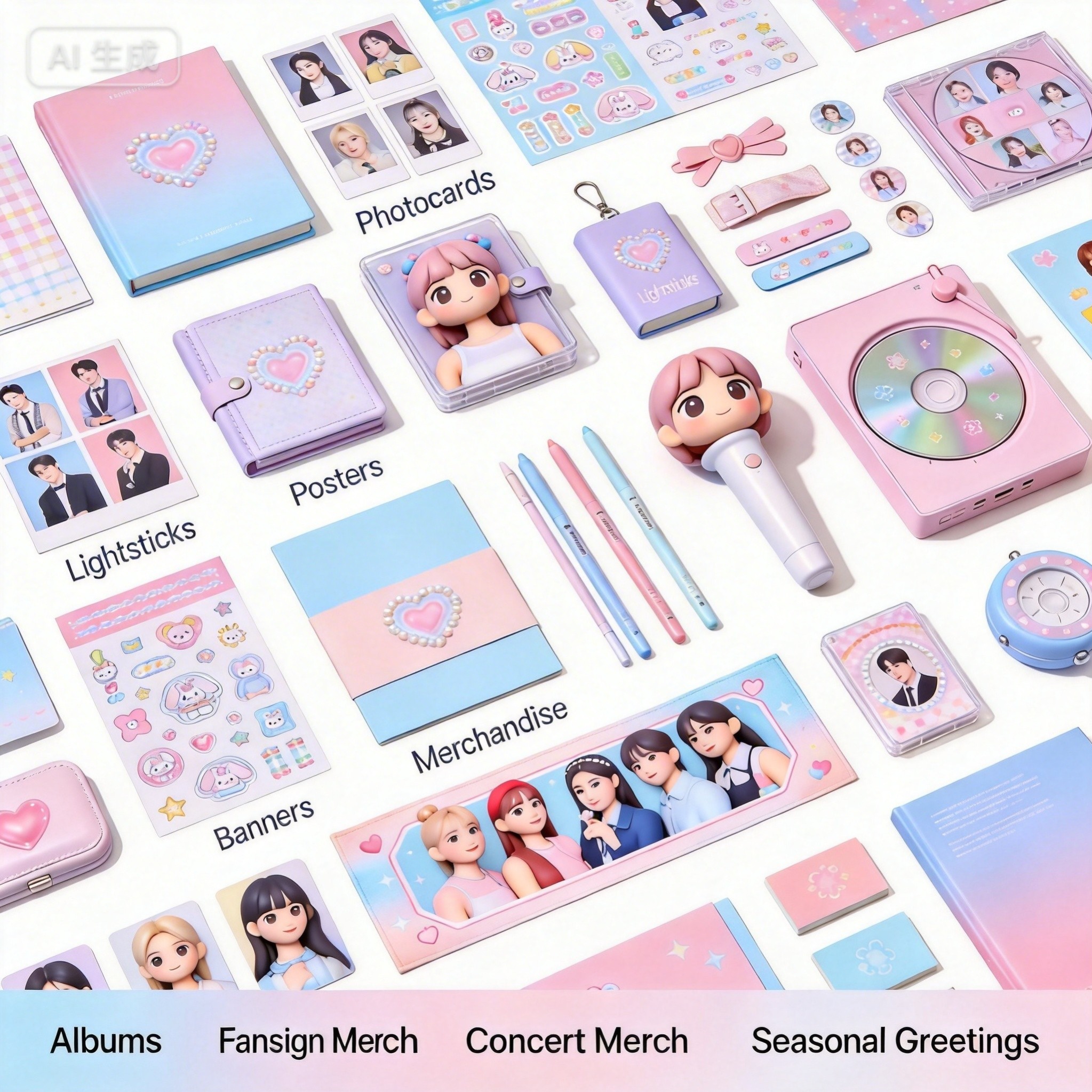 K-Pop产品全景