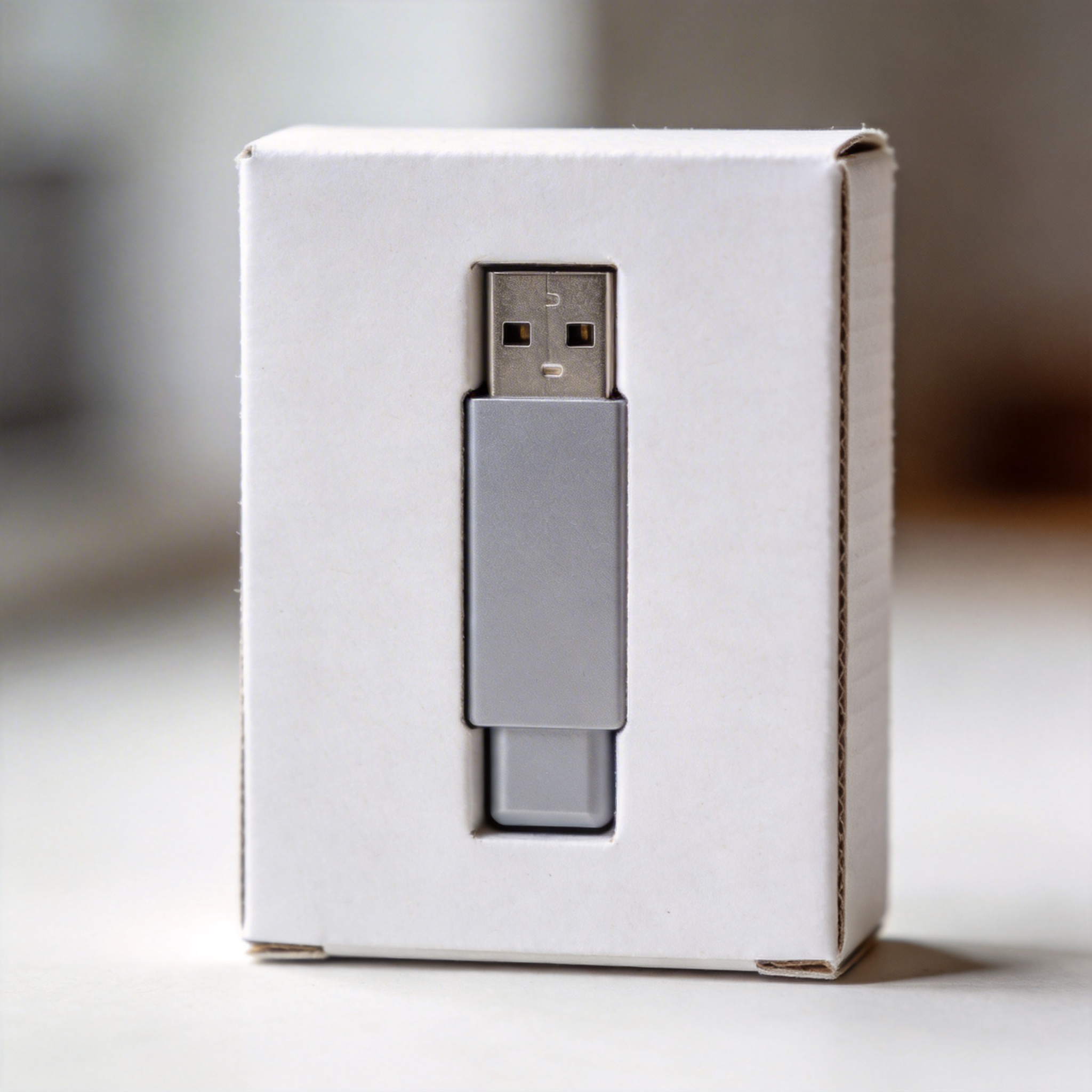 USB drive standard paper box packaging