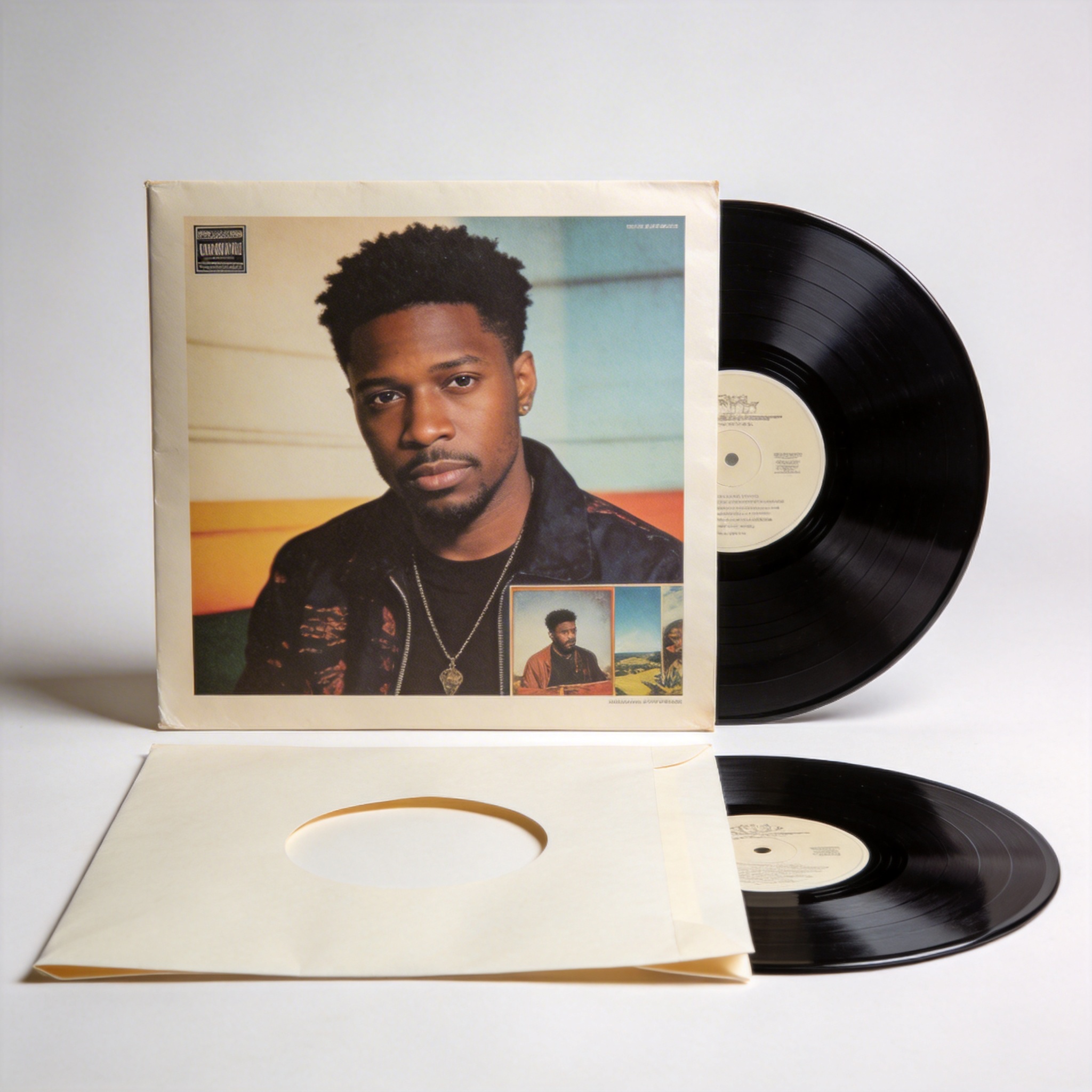 Vinyl record single sleeve packaging