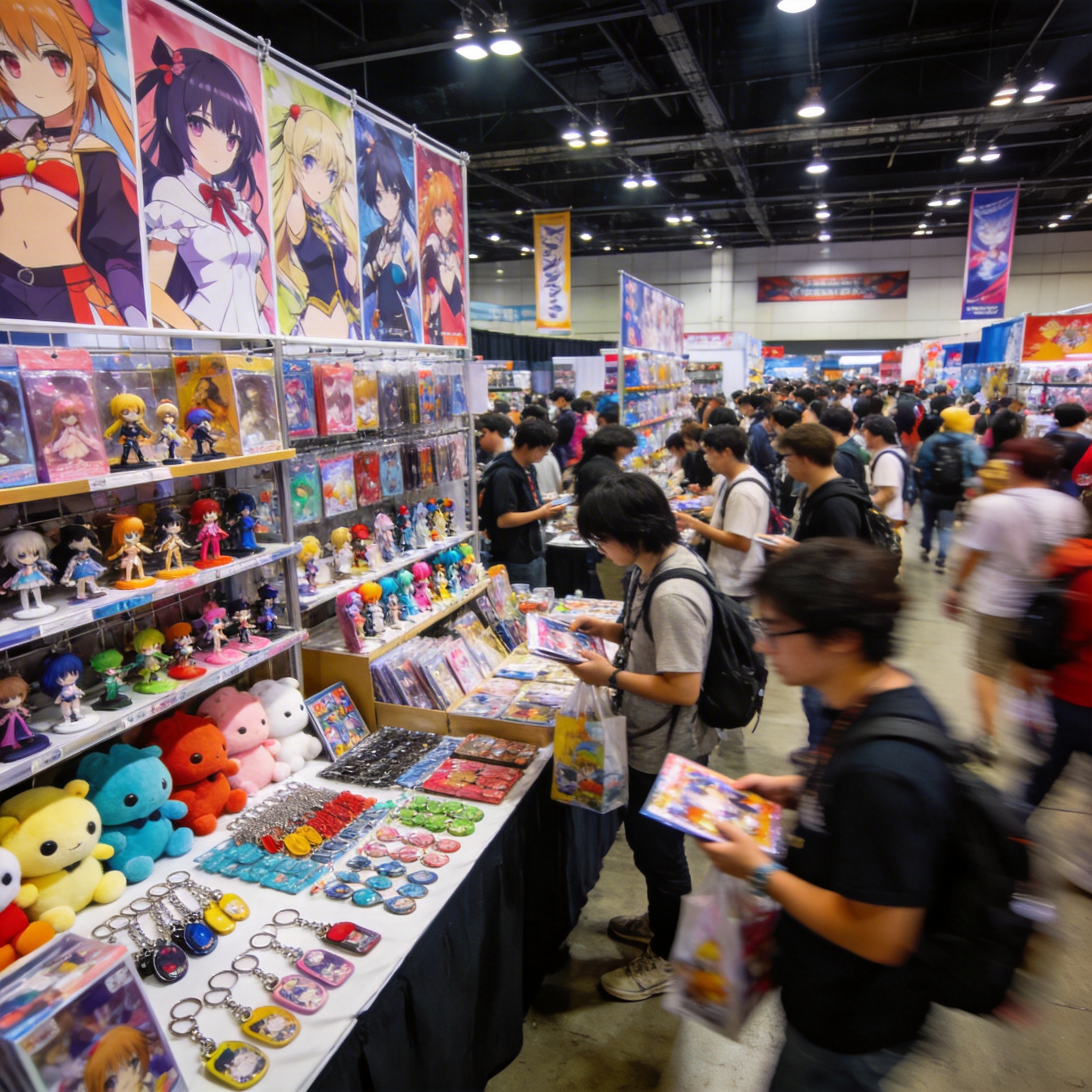 动漫展会周边摊位