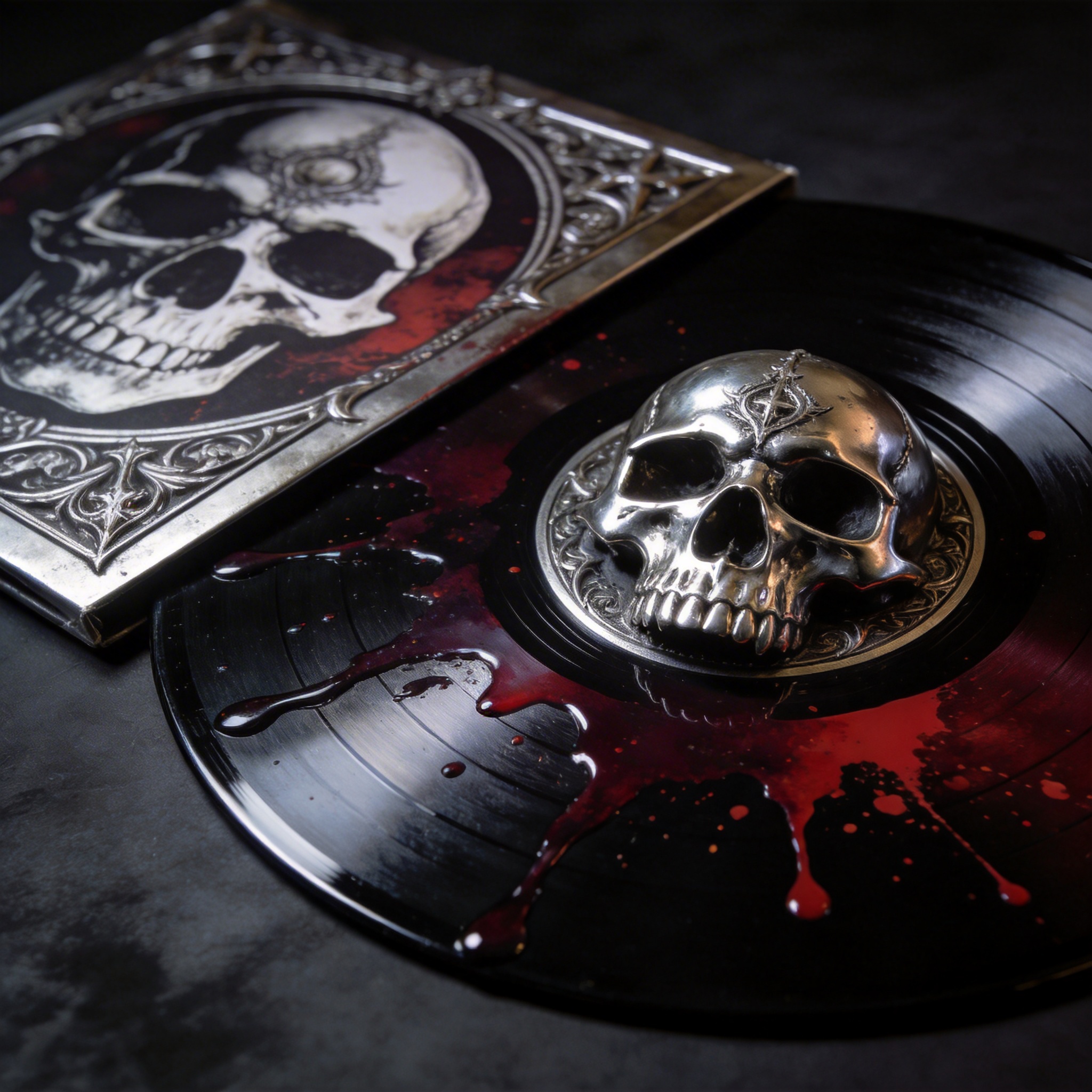 メタルバンドビニールレコード