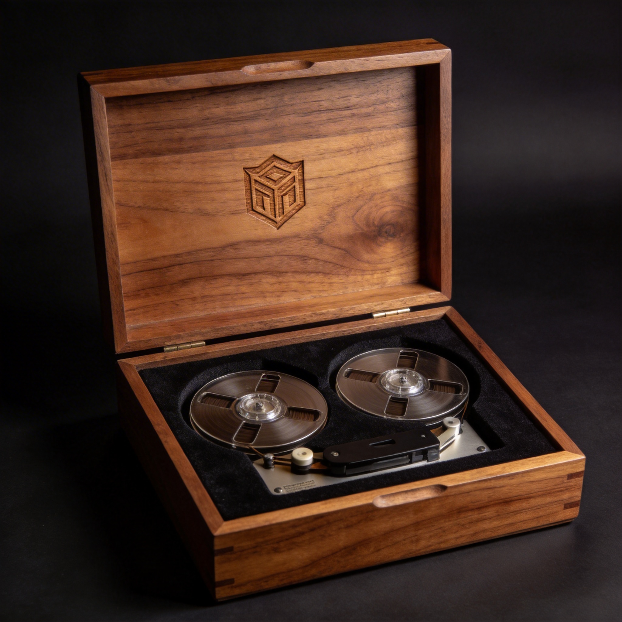 Solid wood display box